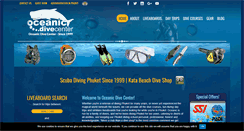 Desktop Screenshot of oceanicdivecenter.com